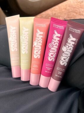 CoverGirl Clean Fresh Squishy Glaze Lip Butter Balm - Raspberry Twist (Pink)